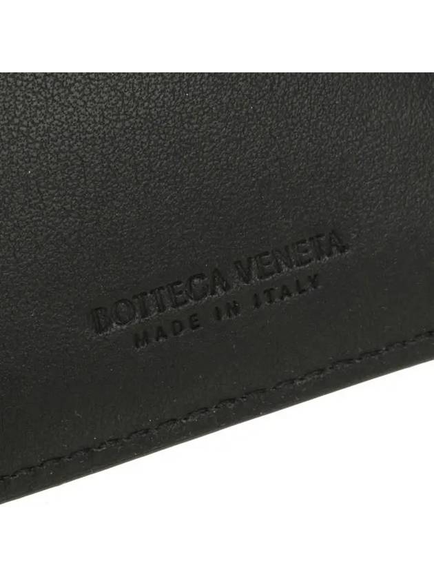 Intrecciato Leather Long Wallet Black - BOTTEGA VENETA - BALAAN 6