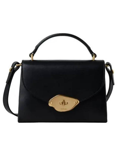 Lana Small Top Handle Cross Bag Black - MULBERRY - BALAAN 2