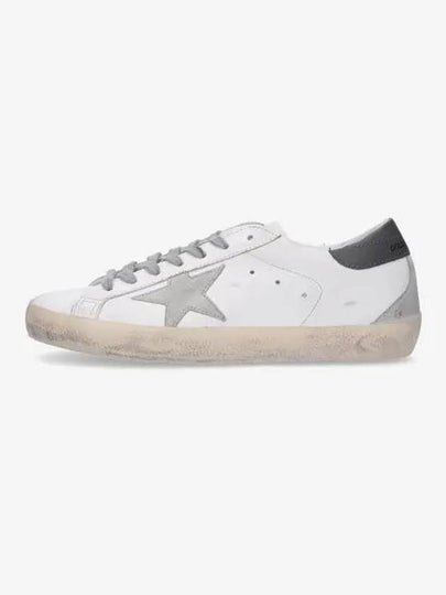 Superstar Grey Tab Low Top Sneakers White - GOLDEN GOOSE - BALAAN 2