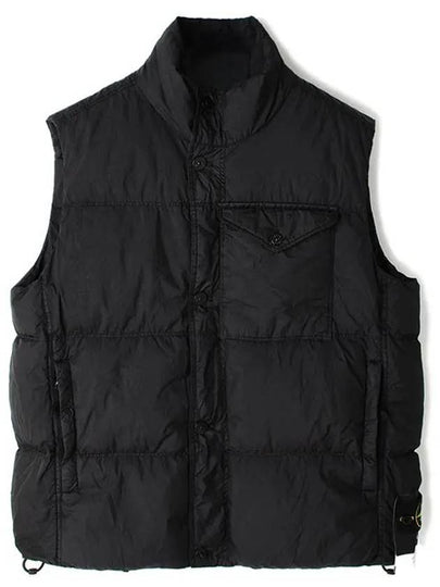 Crinkle Reps R-NY Down Vest Black - STONE ISLAND - BALAAN 2