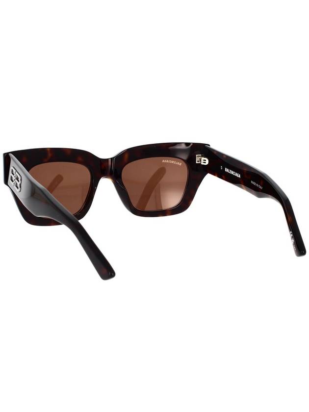 Eyewear Square Acetate Sunglasses Havana Brown - BALENCIAGA - BALAAN 5