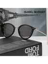 Sunglasses IM0035S BSCIR round horn rim - ISABEL MARANT - BALAAN 2