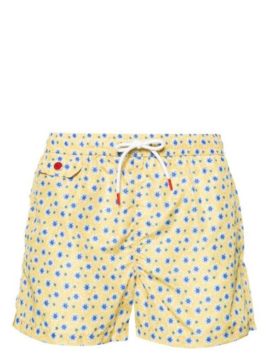 floral print swim shorts UCOM2CK0709D - KITON - BALAAN 1