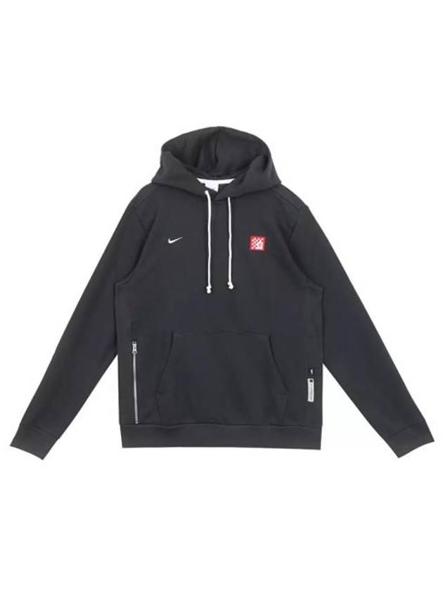 Liverpool FC Standard Issue 3rd Dri Fit Soccer Pullover Hoodie Dark Smoke Grey - NIKE - BALAAN 2