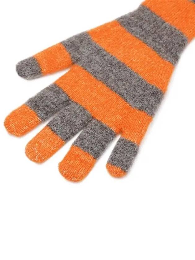 Long Knit Bicolor Gloves Orange RJ9014 OR - PALOMA WOOL - BALAAN 4