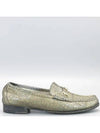 Smith Market used luxury goods gold loafers women s shoes - GUCCI - BALAAN 4