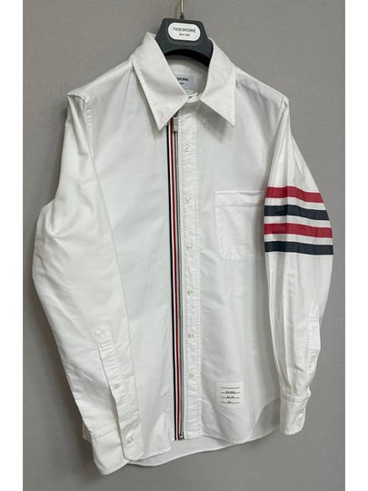 striped zip up shirt 1 - THOM BROWNE - BALAAN 2