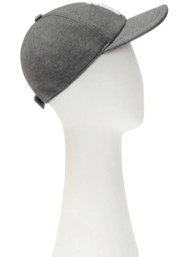 Monogram Jersey Ball Cap Gray - BURBERRY - BALAAN.