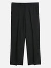 Mohair Wool Straight Pants Black - PRADA - BALAAN 4