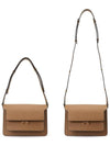 Saffiano Trunk Medium Shoulder Bag Brown - MARNI - BALAAN 8