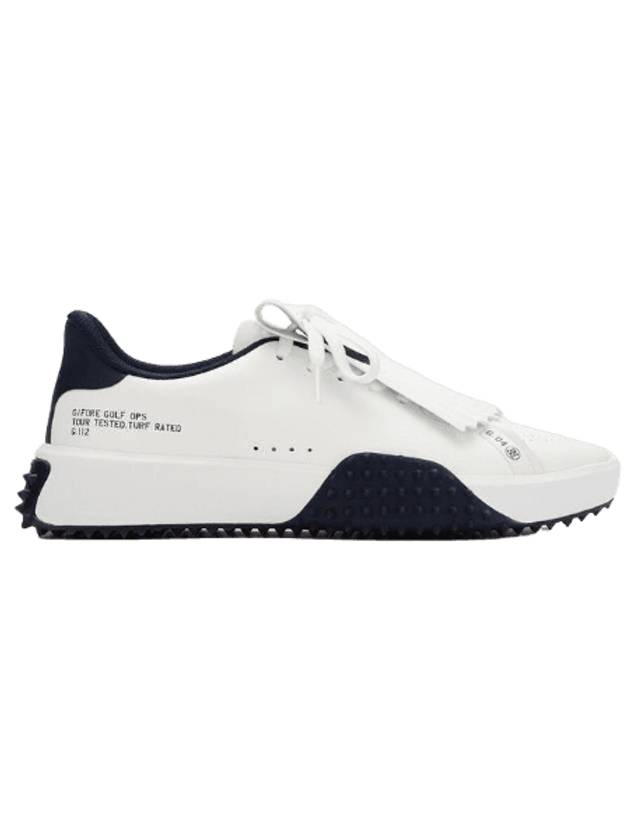 G.112 Kiltie Leather Golf Spikeless Snow Twilight - G/FORE - BALAAN 1