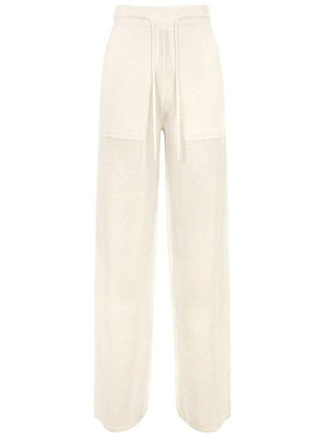 Ivory Parole Wool Cashmere Pants PAROLE 001 - MAX MARA - BALAAN 1