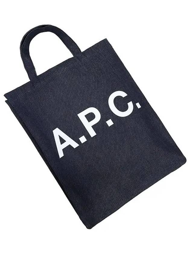 Eco Lou Logo Tote Bag Navy - A.P.C. - BALAAN 5