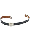 Women s Hermes Black Appong Silver Kelly Double Tour Bracelet R Engraved gt Gangbuk used luxury goods - HERMES - BALAAN 7