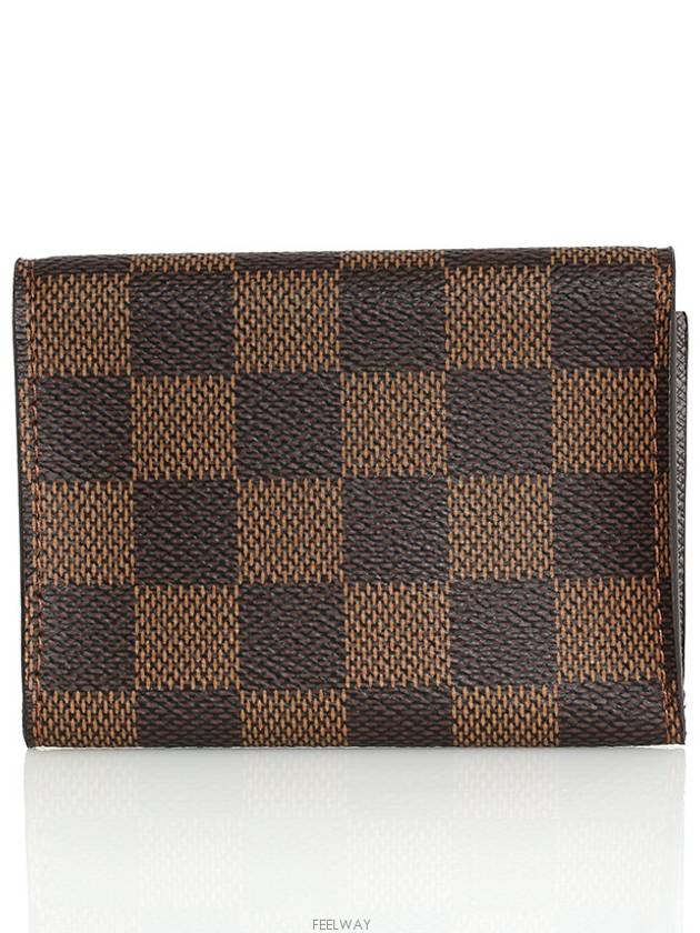 Damier unisex business card wallet flap mini - LOUIS VUITTON - BALAAN 4