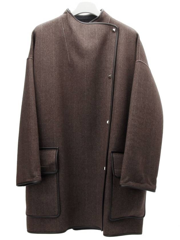 cashmere coat brown 1204hv - HERMES - BALAAN 1