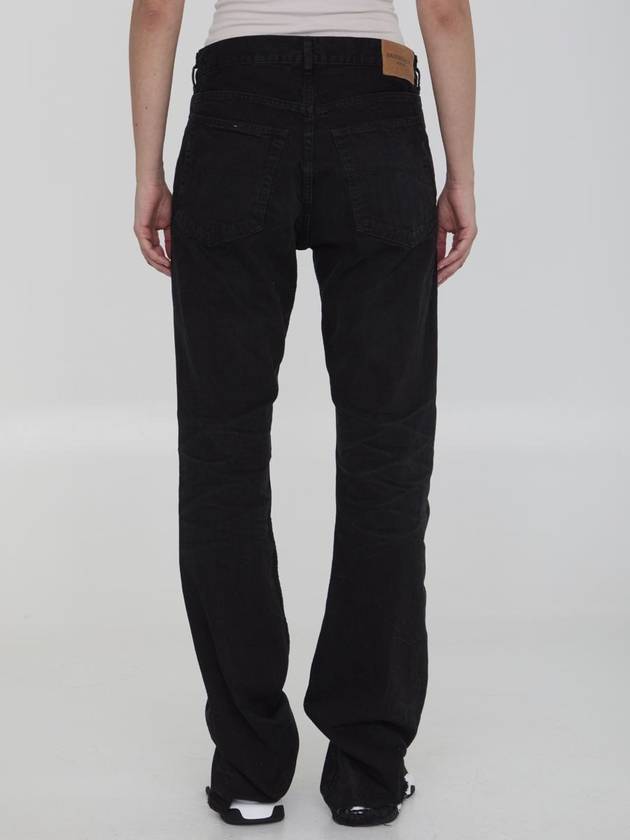 Low Waist Straight Jeans - BALENCIAGA - BALAAN 4