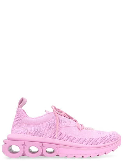 Running Nima Knit Low Top Sneakers Pink - SALVATORE FERRAGAMO - BALAAN 2