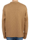 Crew Neck Wool Knit Top Camel - TEN C - BALAAN 5