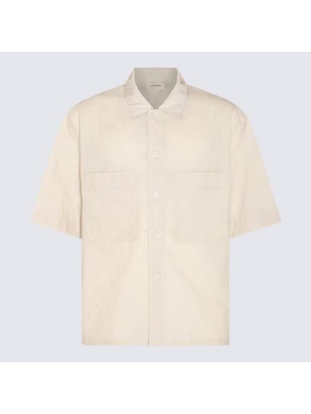 Pyjamas Short Sleeve Shirt Cream - LEMAIRE - BALAAN 1