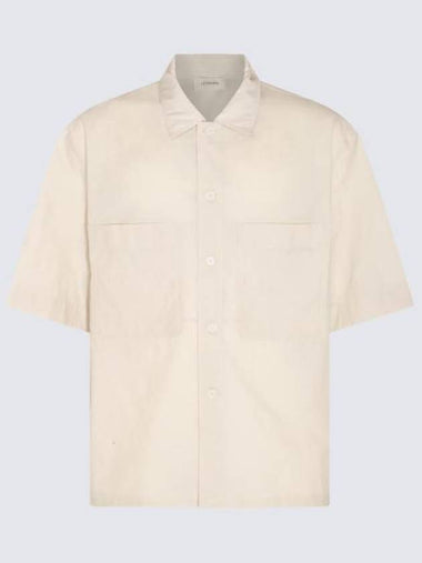 Pyjamas Short Sleeve Shirt Cream - LEMAIRE - BALAAN 1