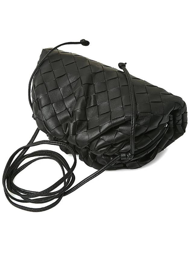 Intrecciato Mini Pouch Bag Black - BOTTEGA VENETA - BALAAN 5