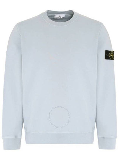 Wappen Patch Garment Dyed Sweatshirt Light Blue - STONE ISLAND - BALAAN 2