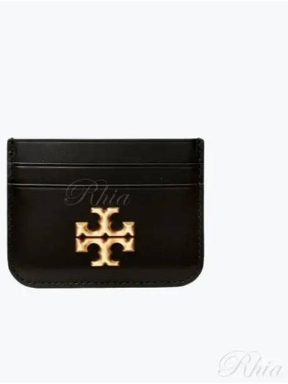 Eleanor Card Wallet Black - TORY BURCH - BALAAN 2