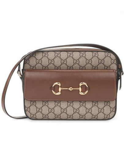 Horsebit 1955 Small Cross Bag Beige Brown - GUCCI - BALAAN 2