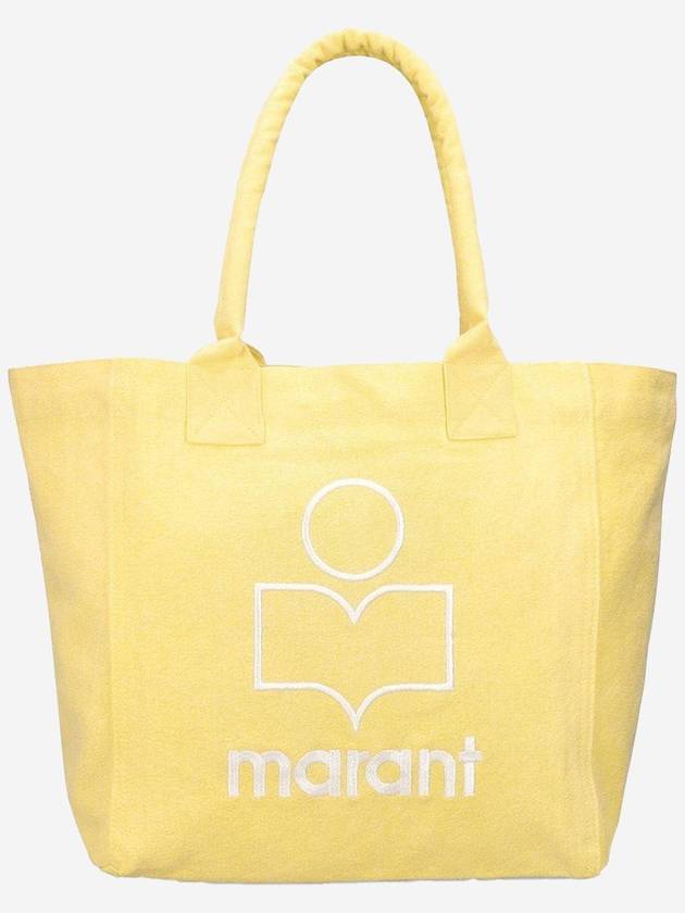 Yenky Embroidered Logo Large Shopper Tote Bag Yellow - ISABEL MARANT - BALAAN 2