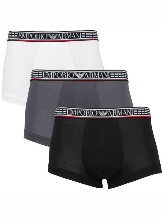 Logo Band Briefs 3 Pack - EMPORIO ARMANI - 2