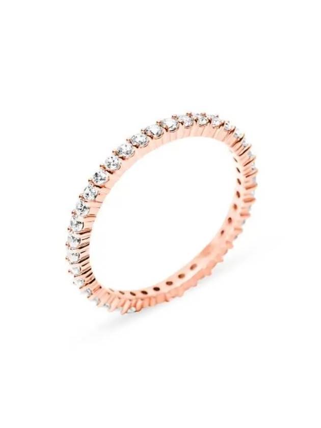 Vittore Round Cut Ring Rose Gold - SWAROVSKI - BALAAN 4