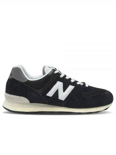 574 Low Top Sneakers Heritage Deep Black - NEW BALANCE - BALAAN 2