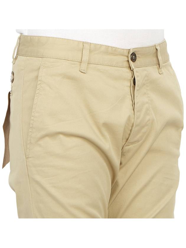 Cotton Sexy Straight Chino Pants Beige - DSQUARED2 - BALAAN 10