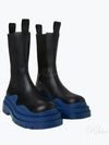 Tire Chelsea Boots Black Blue - BOTTEGA VENETA - BALAAN 2