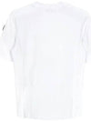 Embossed Logo Short Sleeve T-Shirt White - MONCLER - BALAAN 3