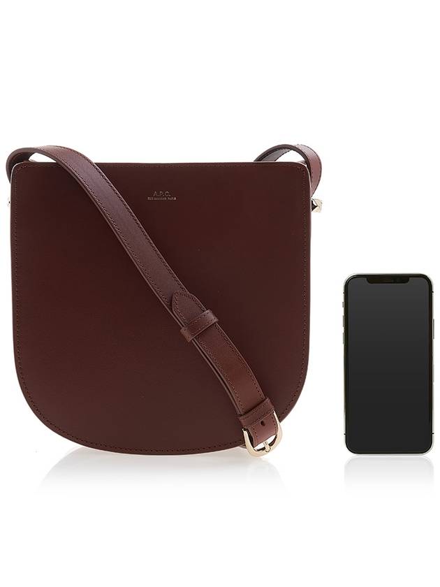 Geneve Smooth Leather New Shoulder Bag Brown - A.P.C. - BALAAN 7