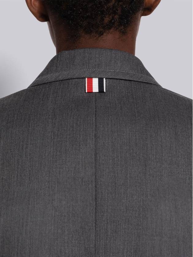 High Armhole Gabardine Wool Jacket Grey - THOM BROWNE - BALAAN 6