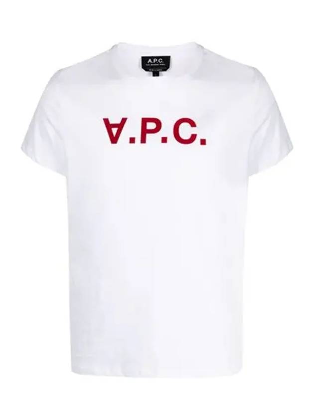 VPC Logo Organic Cotton Short Sleeve T-Shirt White - A.P.C. - BALAAN 2