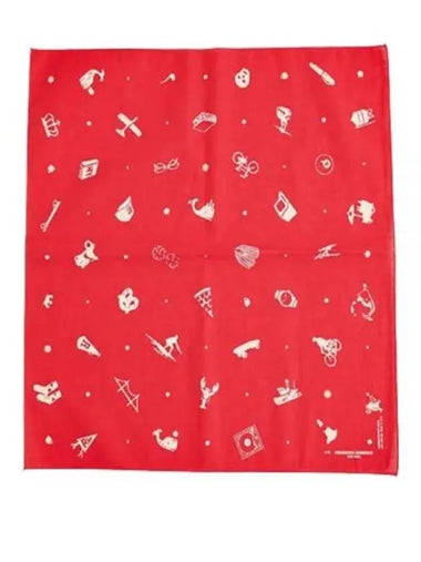 24 Printed Bandana C Red Novelty 24S1H036 OR472 BD009A - ENGINEERED GARMENTS - BALAAN 1