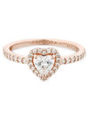 Sparkling Elevated Heart Ring Rose Gold - PANDORA - BALAAN 3