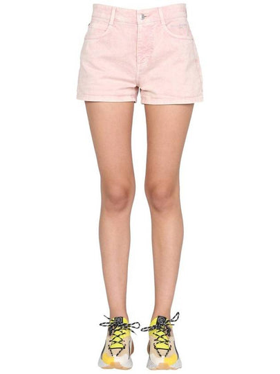 Women's Logo Denim Shorts Pink - STELLA MCCARTNEY - BALAAN 2