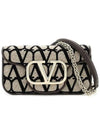 V Logo Signature Toile Iconographe Shoulder Bag Beige - VALENTINO - BALAAN 2