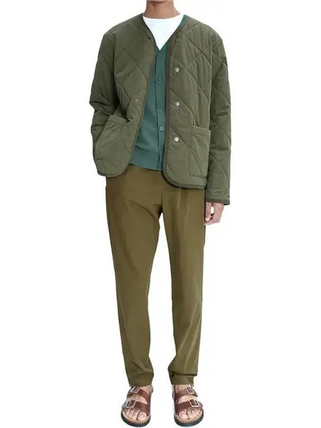 Julien Quilted Jacket Light Khaki - A.P.C. - BALAAN 3