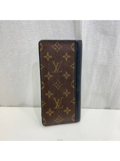 Monogram Canvas Macassar Brazza Wallet Long - LOUIS VUITTON - BALAAN 2