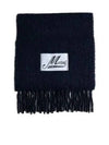 Alpaca Wool Scarf Navy - MARNI - BALAAN 2