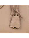 Galleria Saffiano Leather Small Tote Bag Beige - PRADA - BALAAN 9