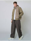 Slung Check Wide Pants Brown - ATHPLATFORM - BALAAN 7