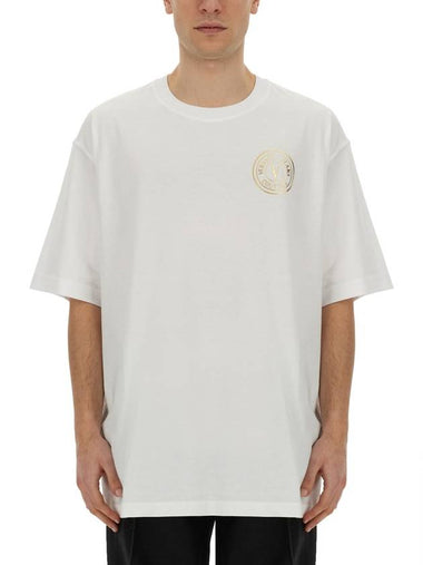 T-SHIRT WITH LOGO - VERSACE - BALAAN 1