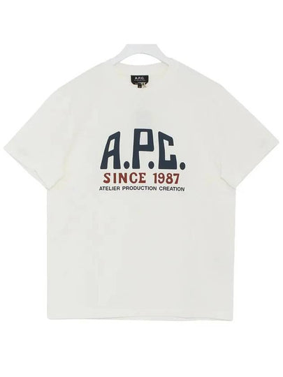 Print Label Short Sleeve T-Shirt White - A.P.C. - BALAAN 2